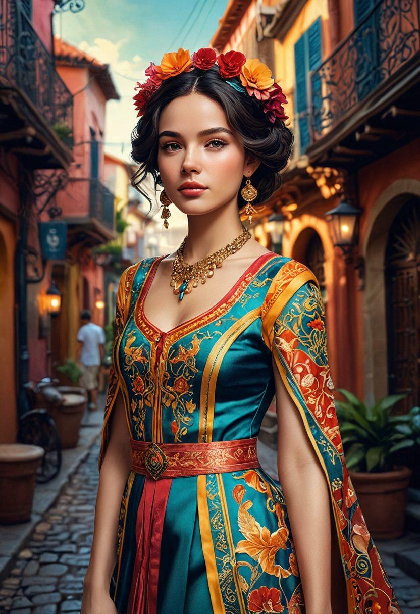 A vibrant illustration merging traditional sketches with digital screens, featuring characters that embody the Blatino aesthetic. Include an array of mature themes visually represented through vivid colors and detailed backgrounds that evoke a sense of depth and emotion. Infuse elements of fantasy and surrealism to captivate the viewer's imagination. super-realistic. vibrant colors. digital art.